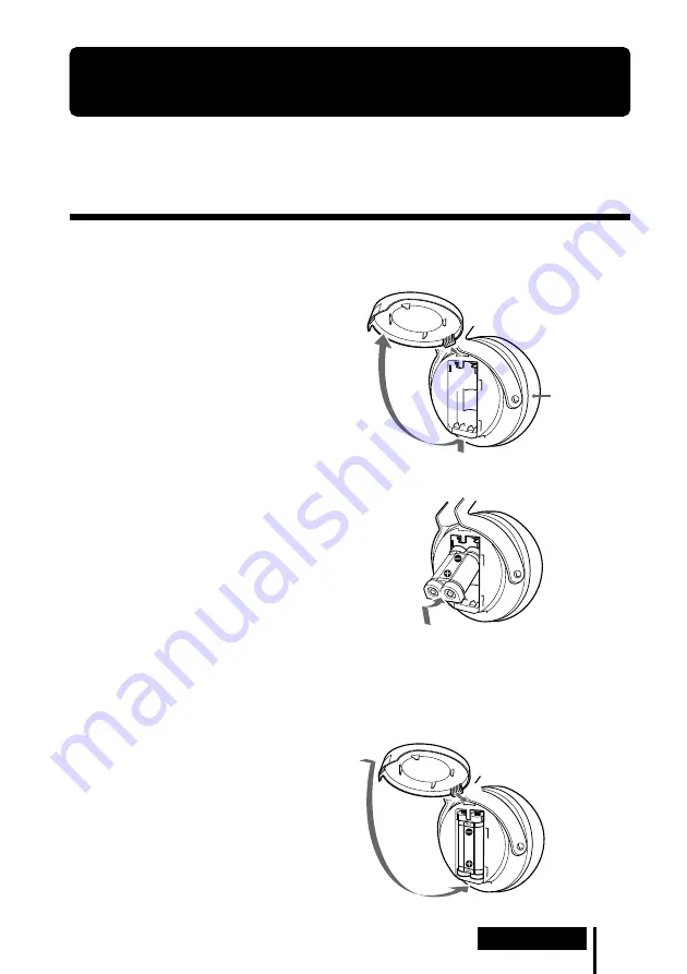 Sony MDR-RF5000K Operating Instructions Manual Download Page 9