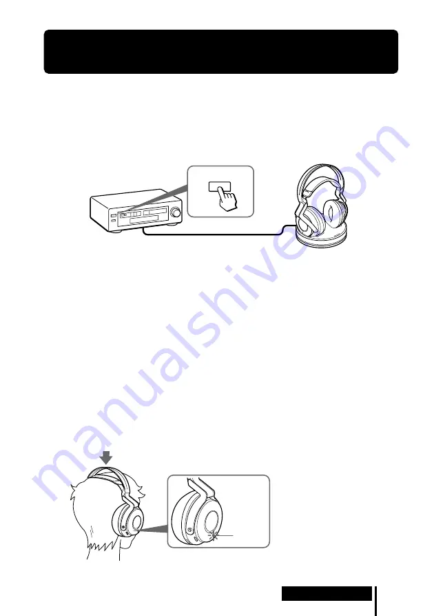 Sony MDR-RF5000K Operating Instructions Manual Download Page 45