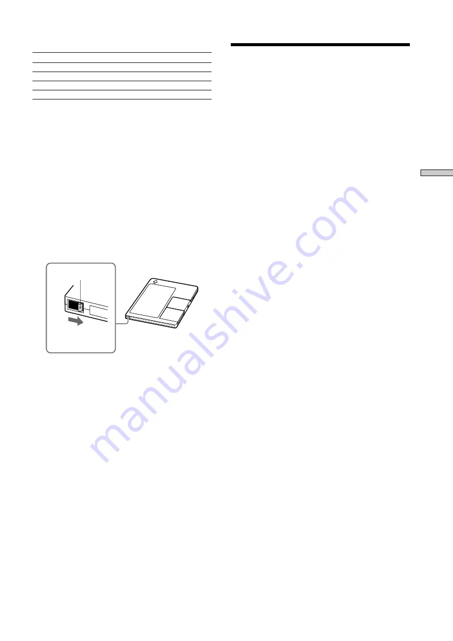 Sony MDS-E10 Operating Instructions Manual Download Page 19