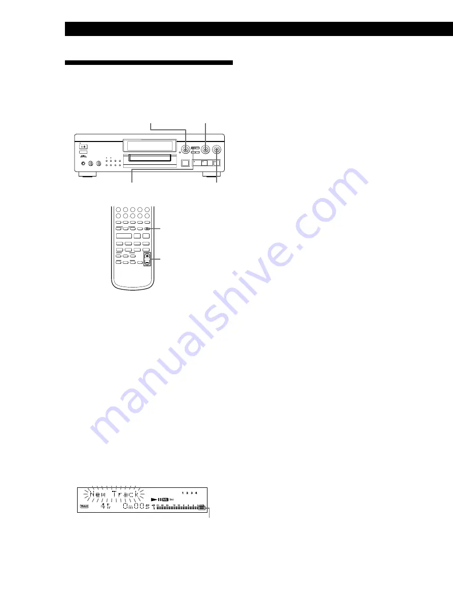 Sony MDS-JA20ES - Minidisc Deck Operating Instructions Manual Download Page 16