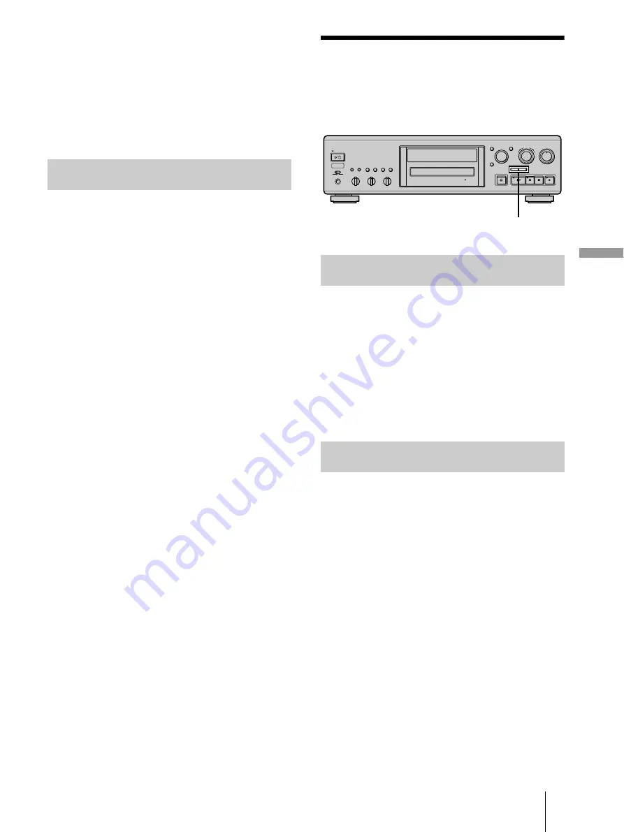 Sony MDS-JA333ES - Md Player Скачать руководство пользователя страница 25