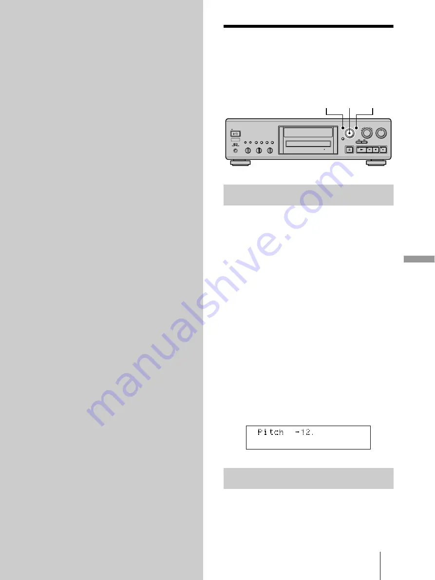 Sony MDS-JA333ES - Md Player Operating Instructions Manual Download Page 39