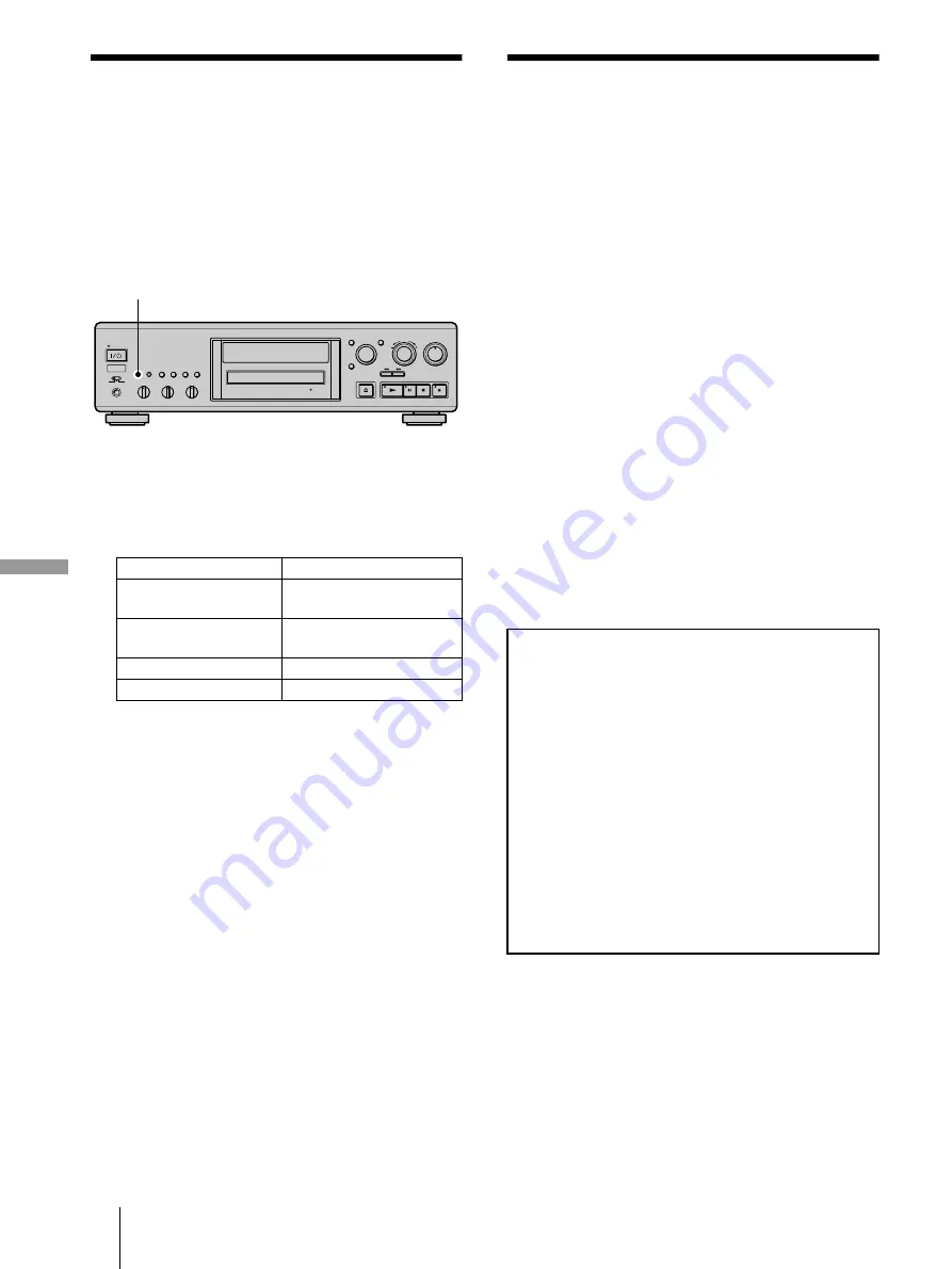 Sony MDS-JA333ES - Md Player Operating Instructions Manual Download Page 100