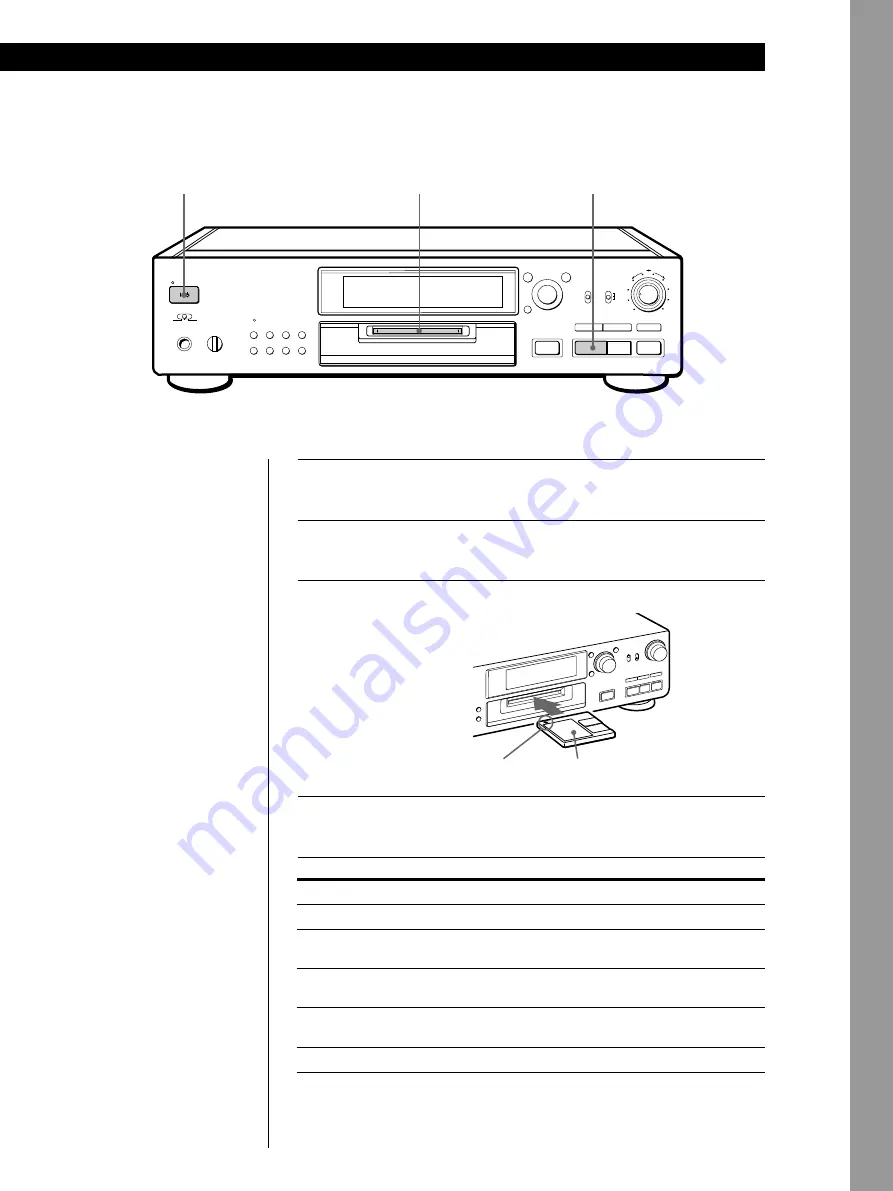 Sony MDS-JB920 Скачать руководство пользователя страница 11