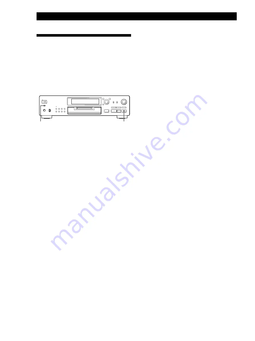 Sony MDS-JB920 Operating Instructions Manual Download Page 78