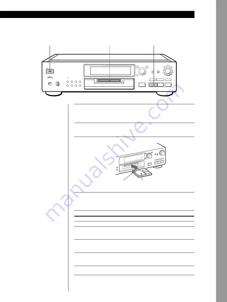 Sony MDS-JB920 Скачать руководство пользователя страница 123