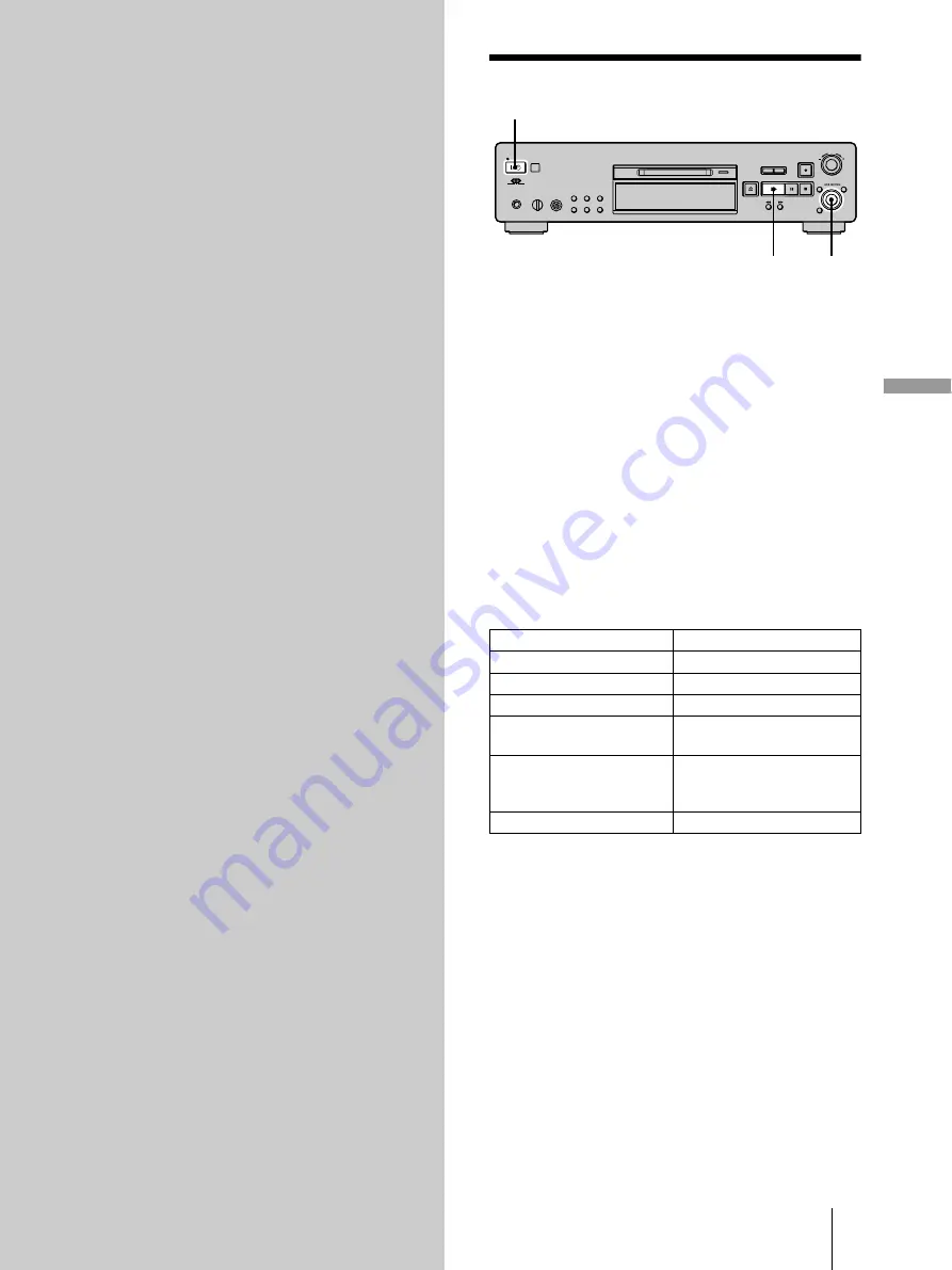 Sony MDS-JB940 Operating Instructions Manual Download Page 23