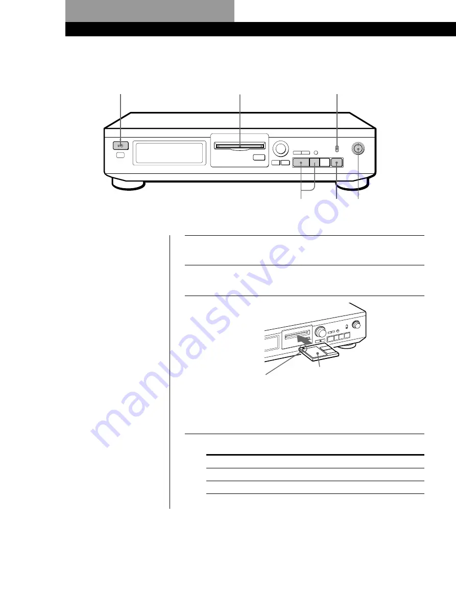 Sony MDS-JE320  / Mode d’emploi Скачать руководство пользователя страница 6