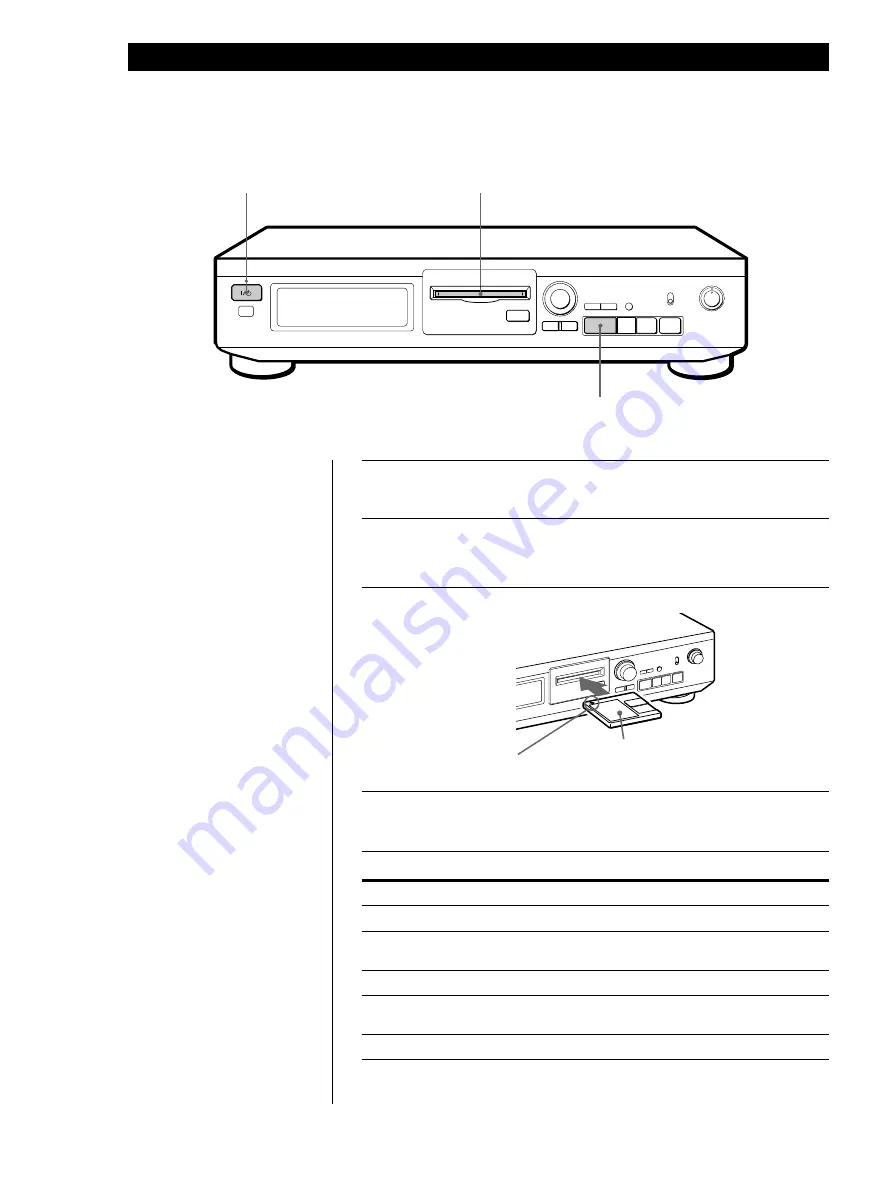 Sony MDS-JE320  / Mode d’emploi Скачать руководство пользователя страница 8