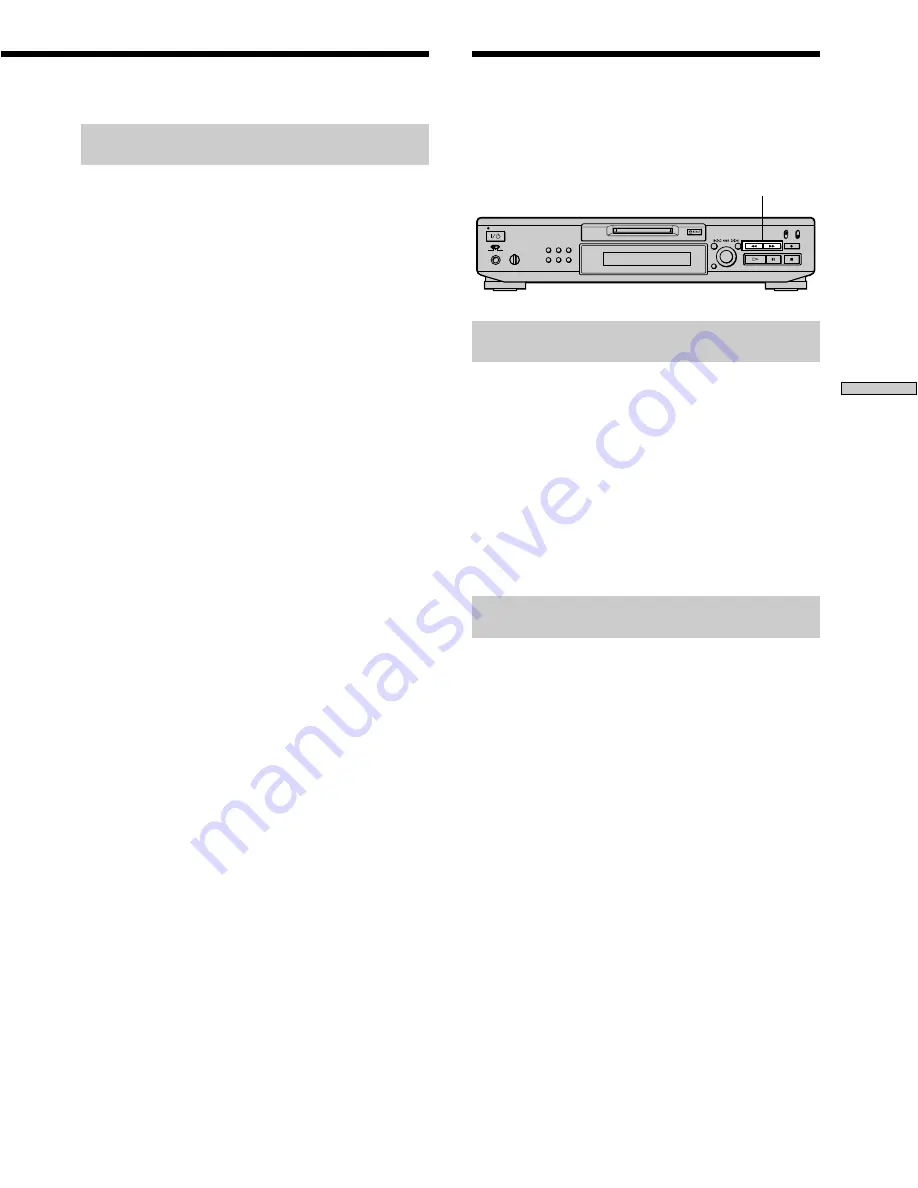 Sony MDS-JE530 - Md Player Operating Instructions Manual Download Page 129