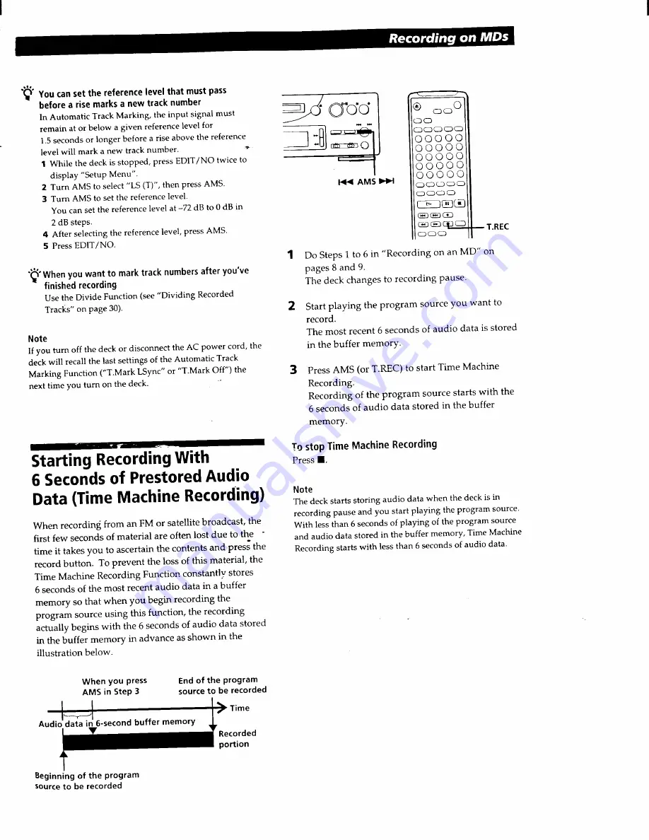 Sony MDS-PC1 Operating Instructions Manual Download Page 15