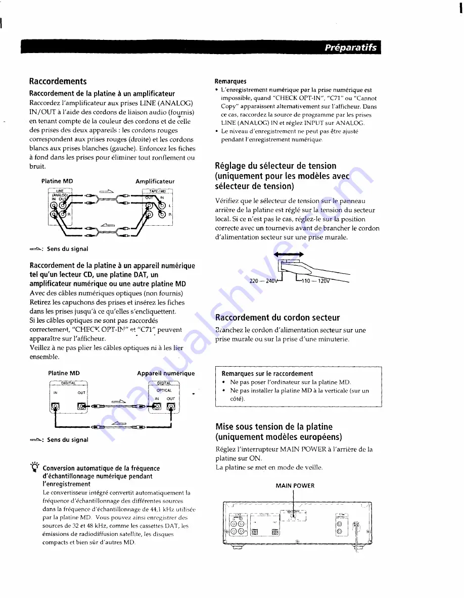 Sony MDS-PC1 Operating Instructions Manual Download Page 49