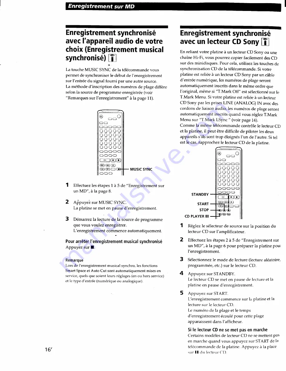 Sony MDS-PC1 Скачать руководство пользователя страница 60