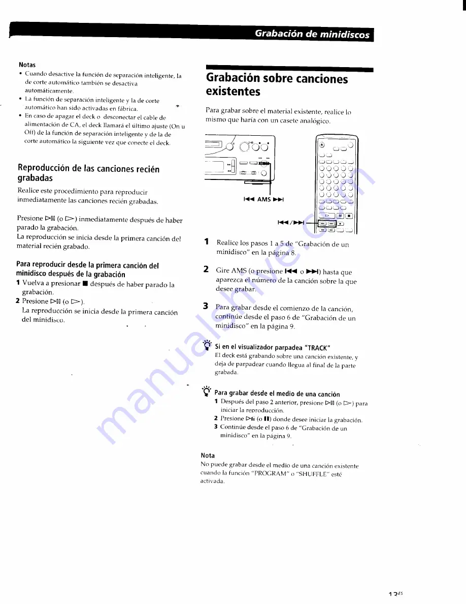 Sony MDS-PC1 Скачать руководство пользователя страница 101