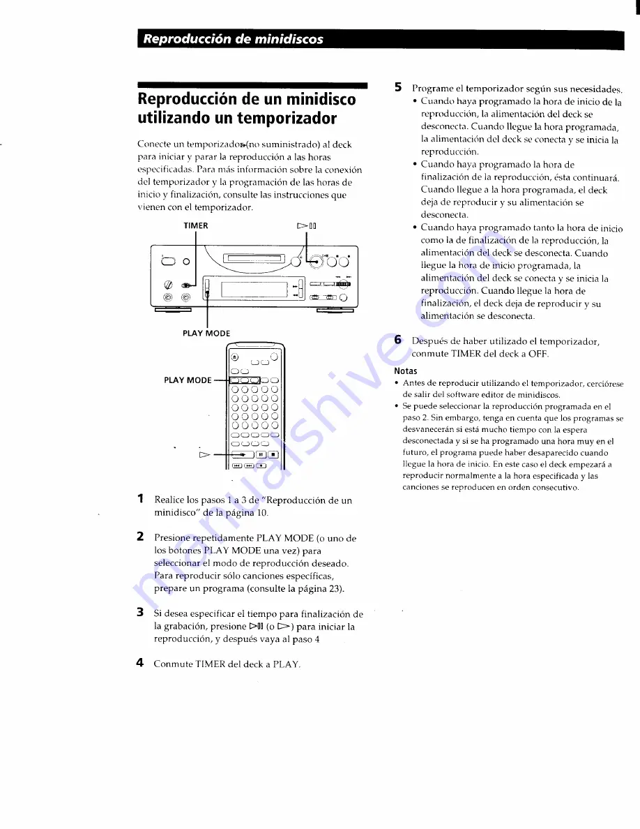 Sony MDS-PC1 Operating Instructions Manual Download Page 114