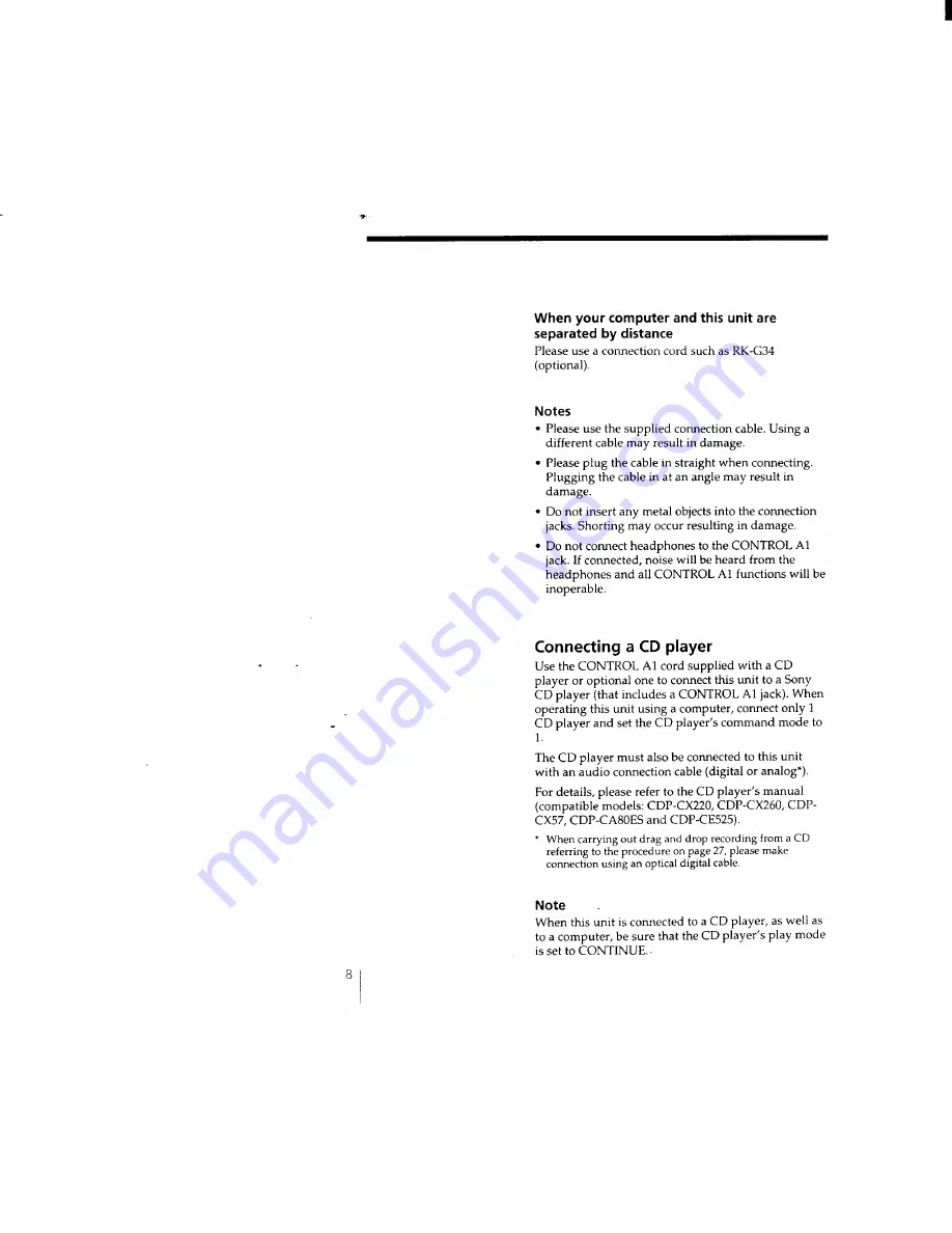 Sony MDS-PC1 Operating Instructions Manual Download Page 138