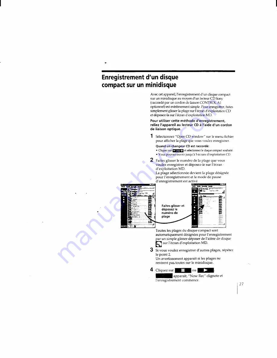 Sony MDS-PC1 Operating Instructions Manual Download Page 189