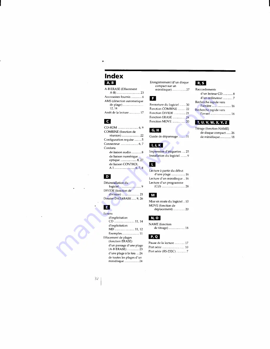 Sony MDS-PC1 Operating Instructions Manual Download Page 194