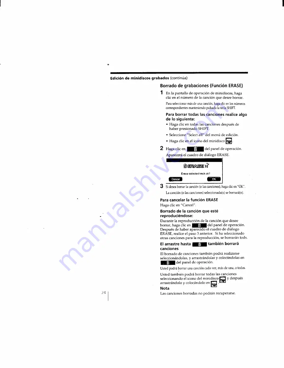 Sony MDS-PC1 Operating Instructions Manual Download Page 218