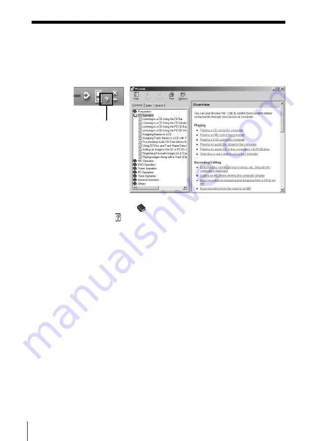 Sony MDS-PC3 Operating Instructions Manual Download Page 54