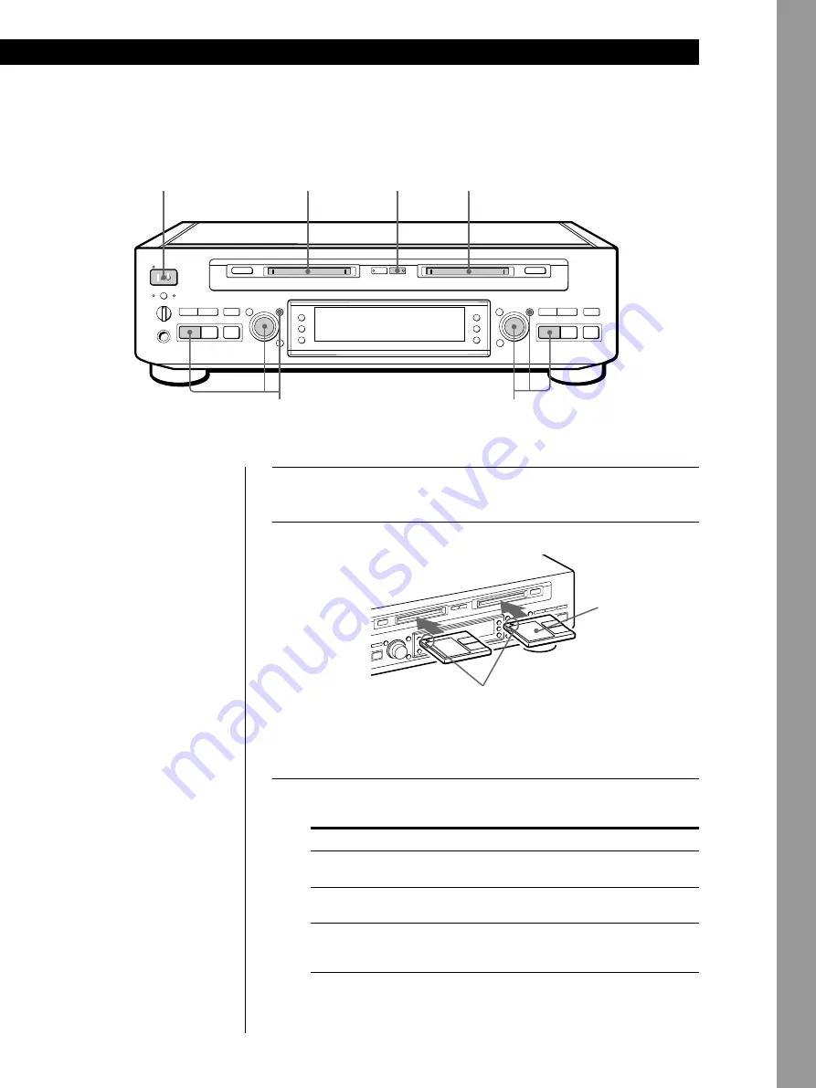 Sony MDS-W1 Operating Instructions Manual Download Page 11