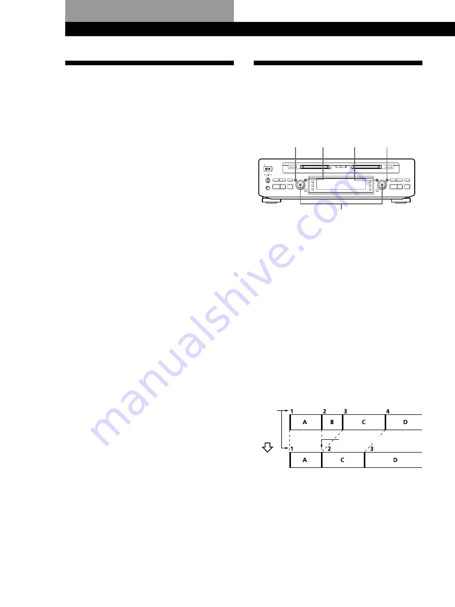 Sony MDS-W1 Operating Instructions Manual Download Page 82