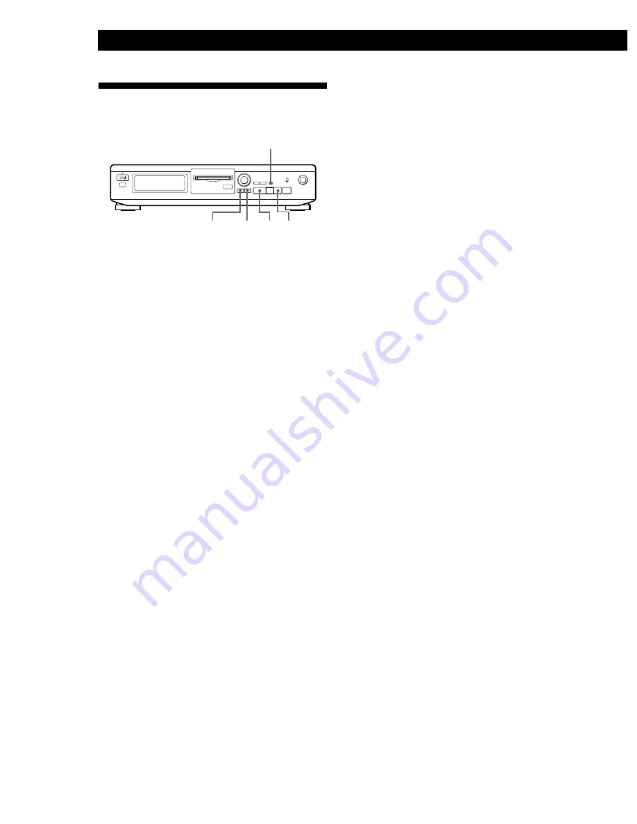 Sony MDSJE320 - MiniDisc Recorder (Spanish) Manual De Instrucciones Download Page 10