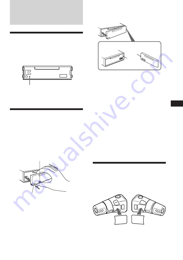 Sony MDX-C7900R Operating Instructions Manual Download Page 5