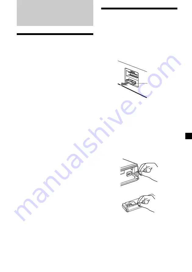 Sony MDX-C7970R Operating Instructions Manual Download Page 109