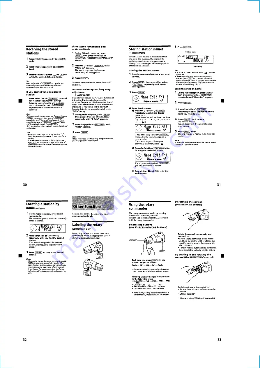 Sony MDX-C800REC Service Manual Download Page 10