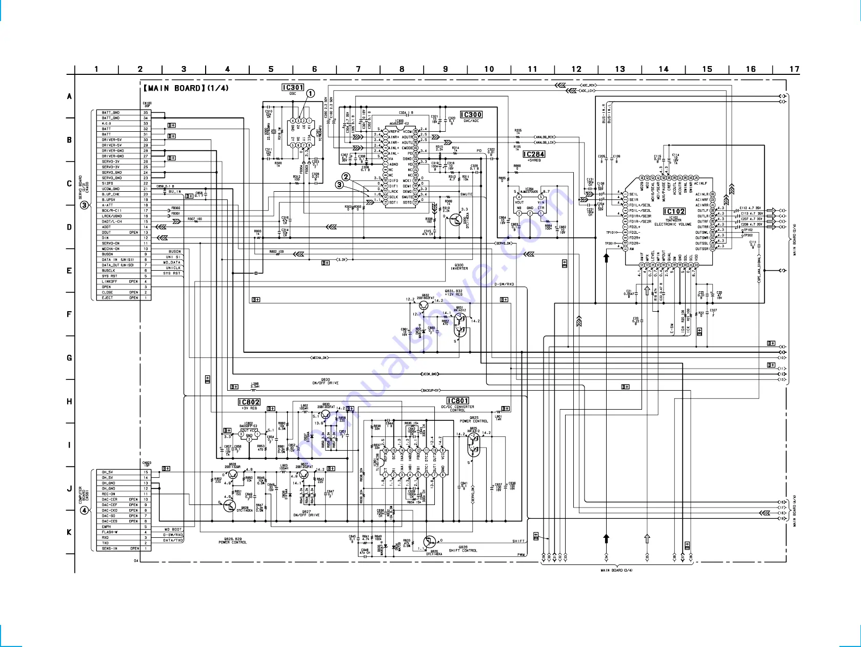 Sony MDX-C800REC Service Manual Download Page 44