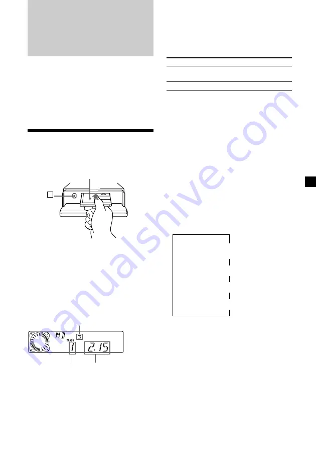 Sony MDX-CA580 Скачать руководство пользователя страница 99