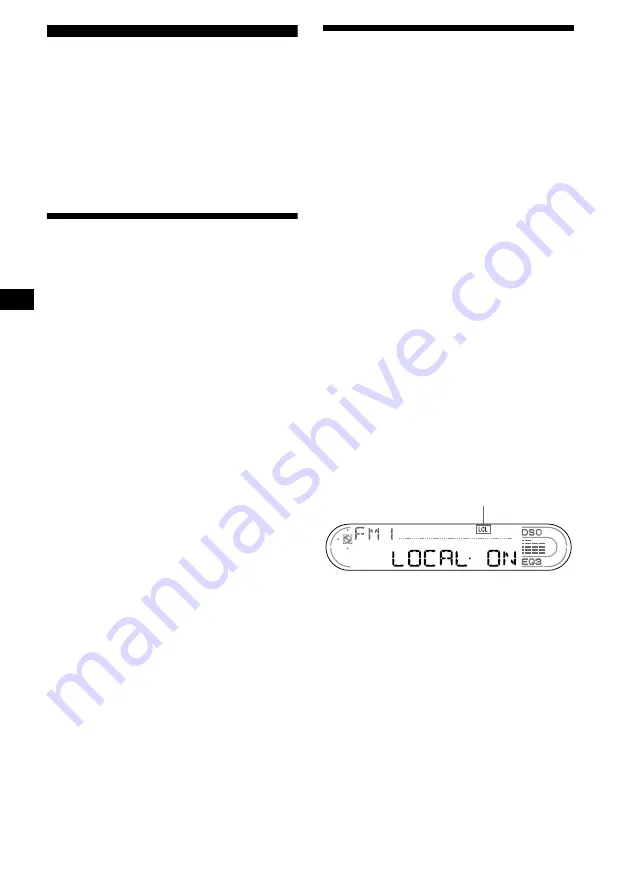 Sony MDX-CA790X Operating Instructions Manual Download Page 40