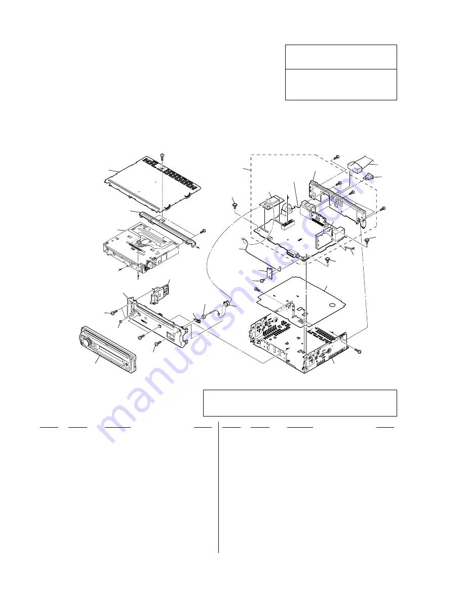 Sony MEX-BT2500 Service Manual Download Page 38