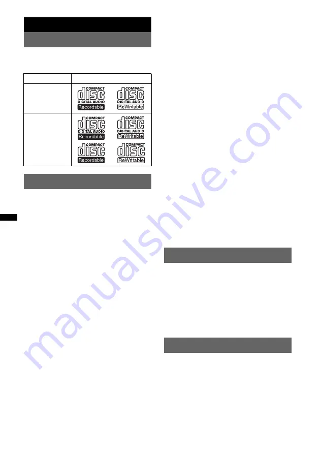 Sony MEX-BT4700U Operating Instructions Manual Download Page 6