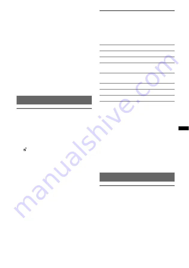 Sony MEX-BT5750U Operating Instructions Manual Download Page 29