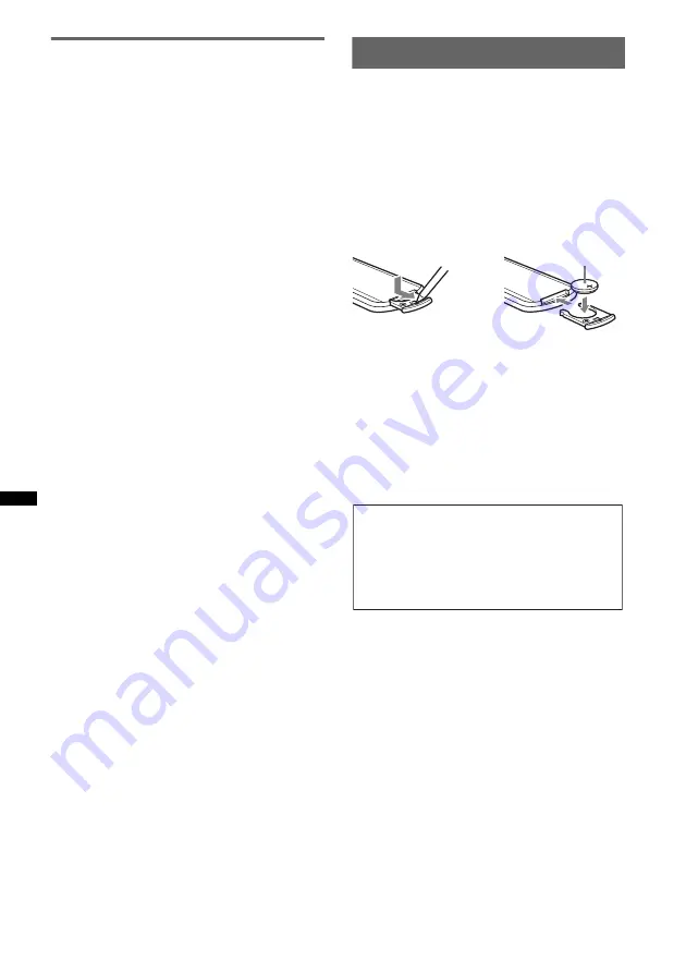 Sony MEX-DV1600U Operating Instructions Manual Download Page 116