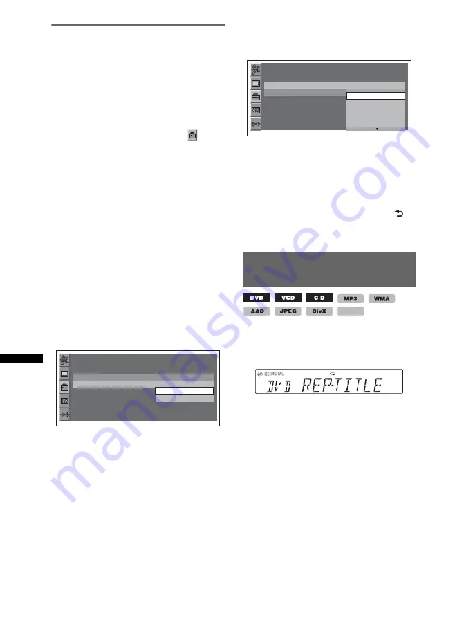 Sony MEX-DV1600U Operating Instructions Manual Download Page 222