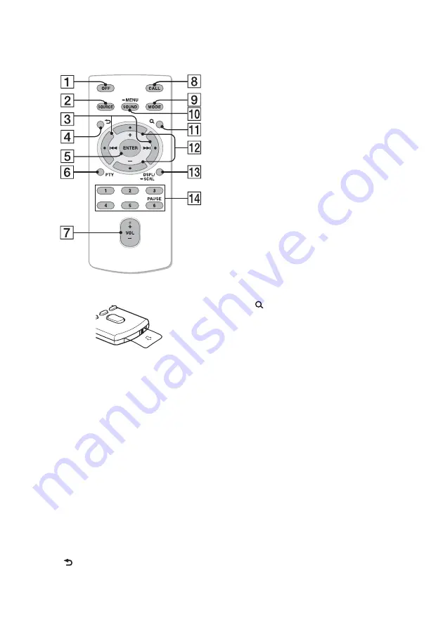 Sony MEX-GS600BT Operating Instructions Manual Download Page 10