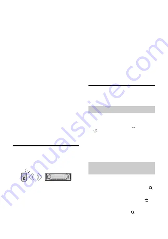 Sony MEX-N4380BT Operating Instructions Manual Download Page 15