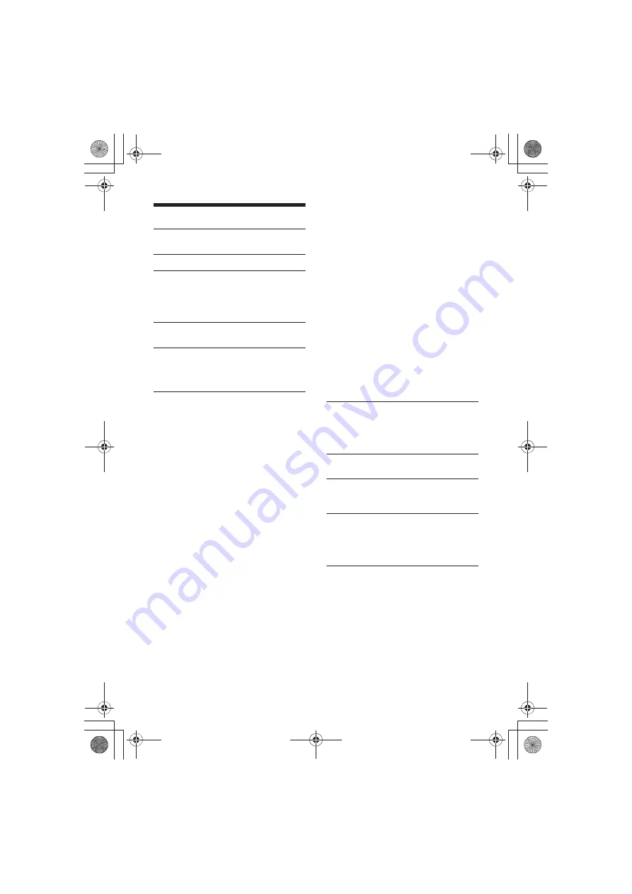 Sony MEX-N5200BT Operating Instructions Manual Download Page 22