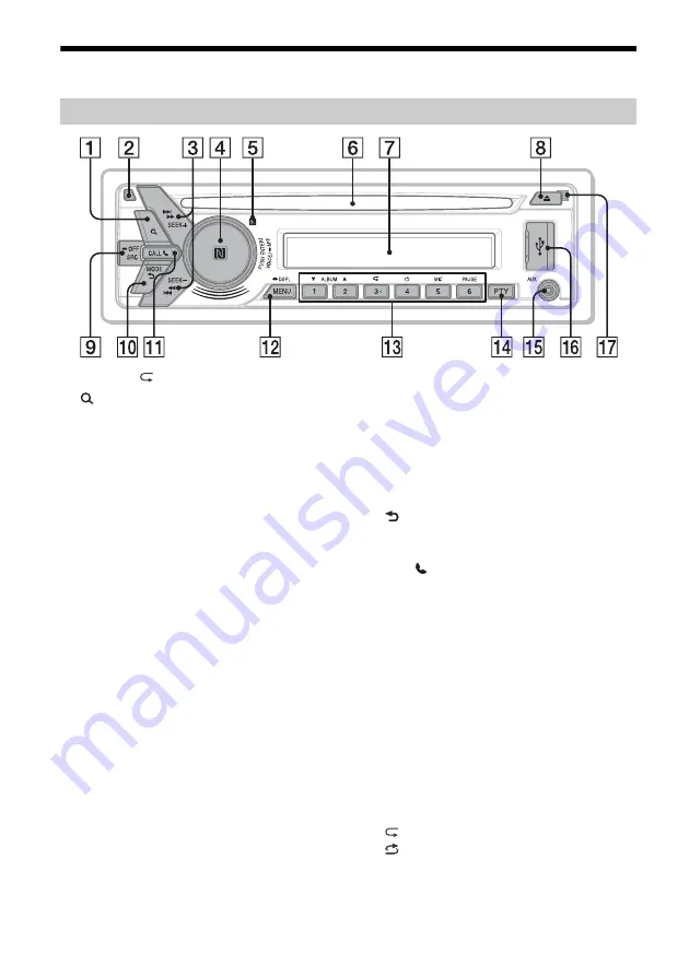 Sony MEX-N6050BT Скачать руководство пользователя страница 5