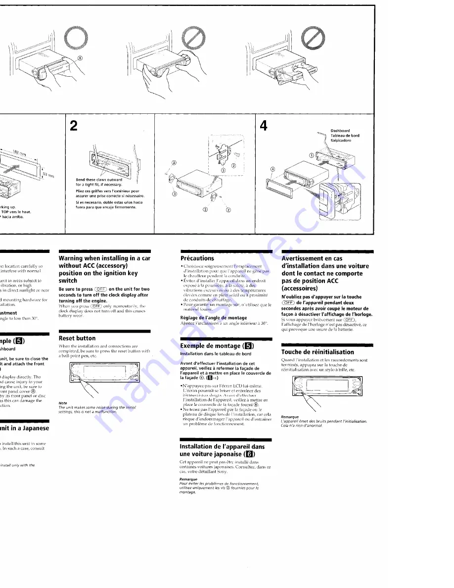 Sony MEX-SDI Operating Instructions Manual Download Page 59