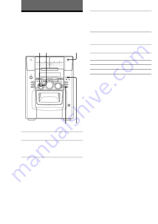 Sony MHC-M100 Operating Instructions Manual Download Page 32