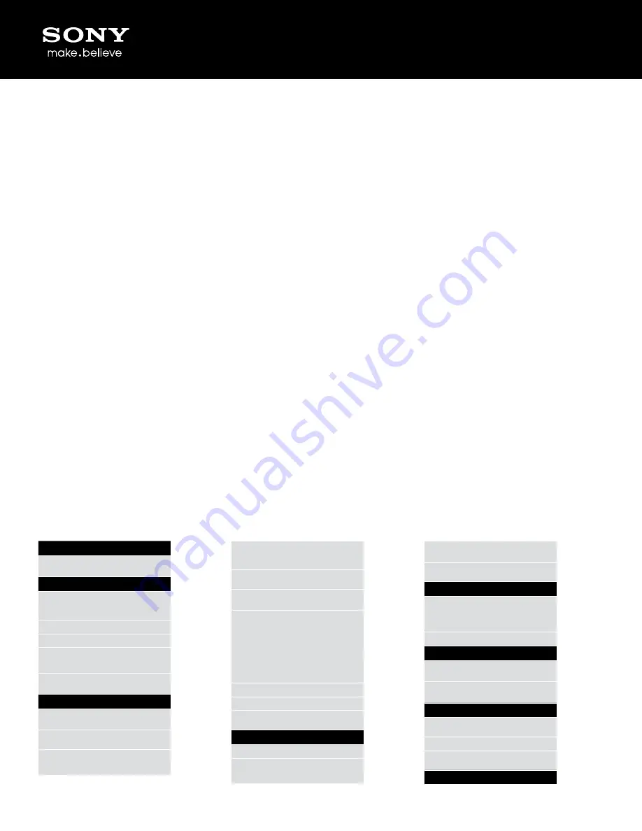 Sony MHS-TS22 Specifications Download Page 2