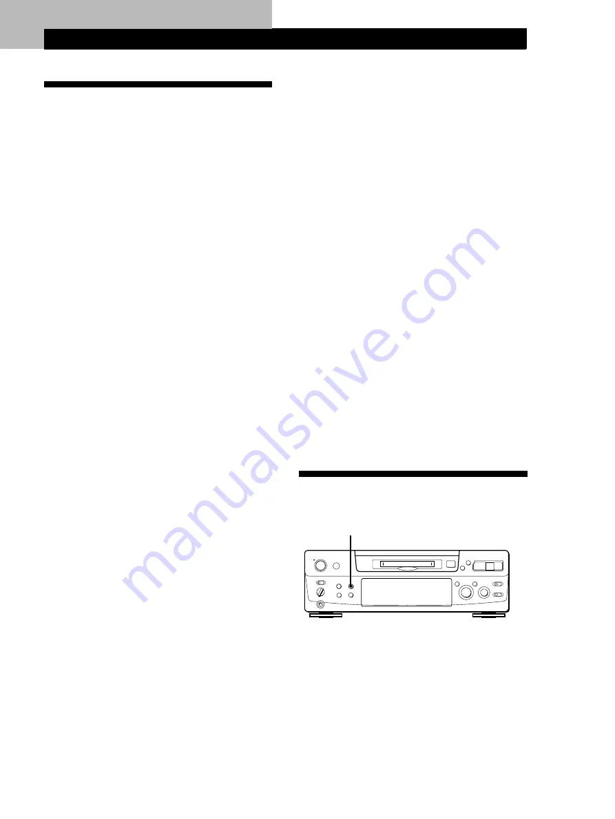 Sony MINIDISC DECK MDS-S38 Скачать руководство пользователя страница 45