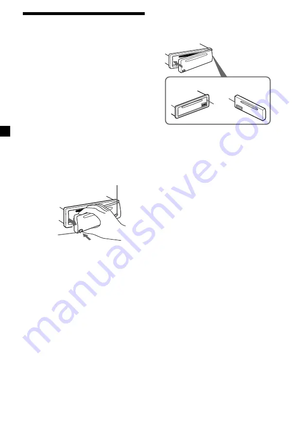 Sony Model CDX-L280 Operating Instructions Manual Download Page 8