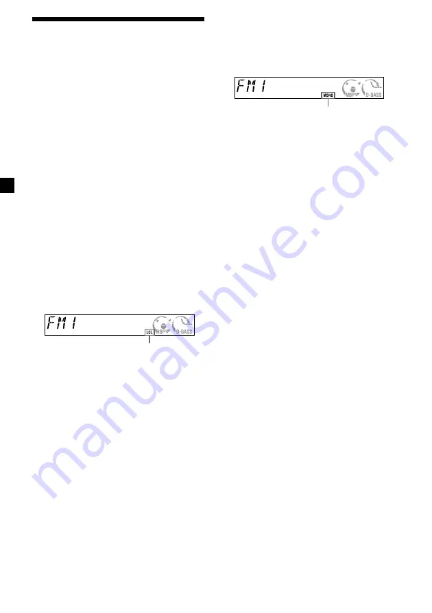 Sony Model CDX-L280 Operating Instructions Manual Download Page 12