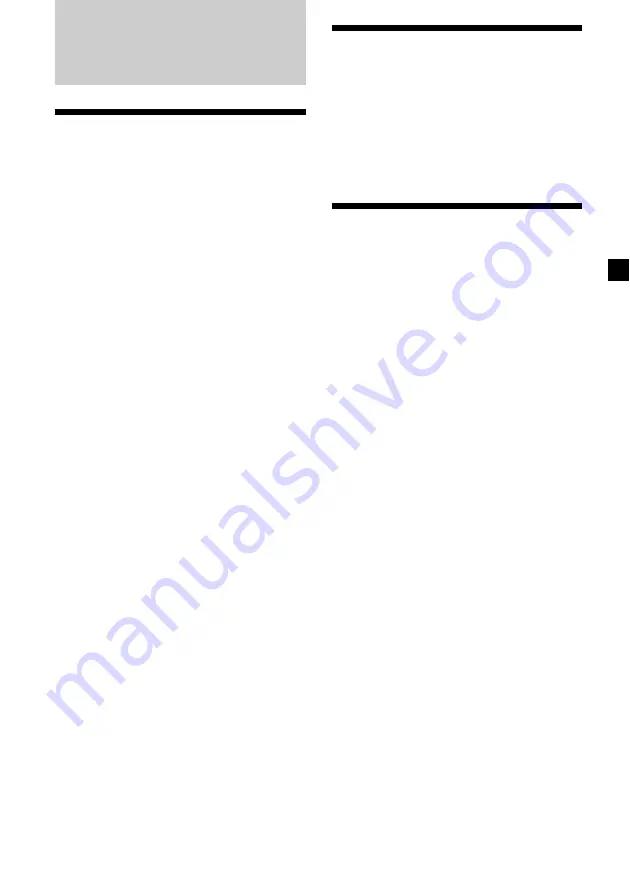 Sony Model CDX-L280 Operating Instructions Manual Download Page 13