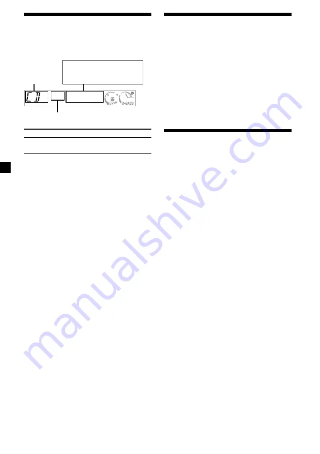 Sony Model CDX-L280 Operating Instructions Manual Download Page 46